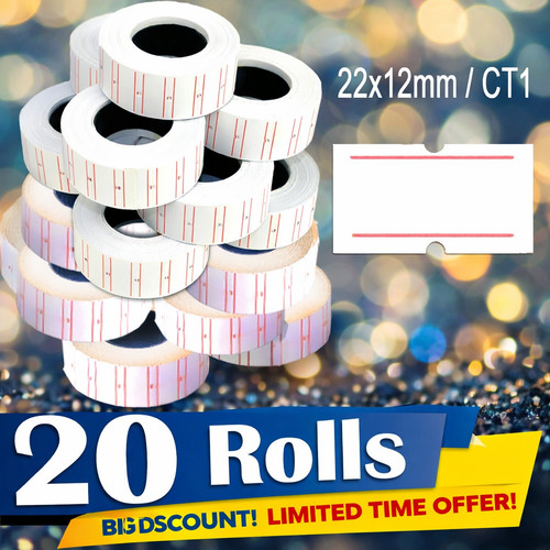Pack 20x rolls white - pack, price