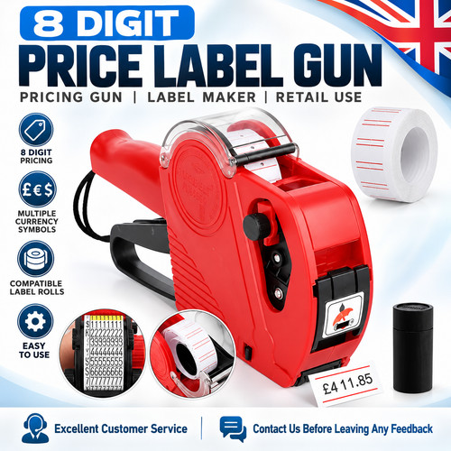 Digit price label gun - 8,