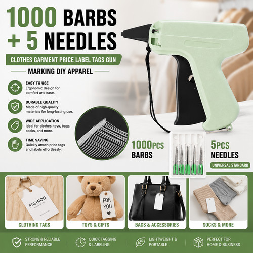 1000 barbs needles clothes - 5,