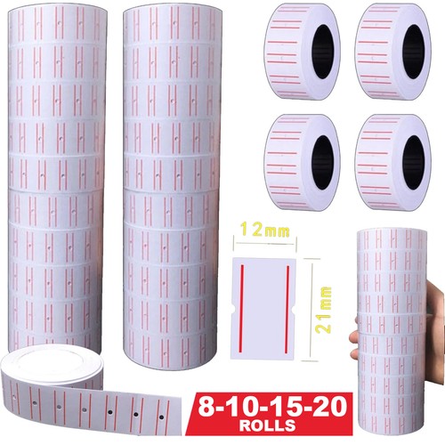Rolls white price label - 8-70,