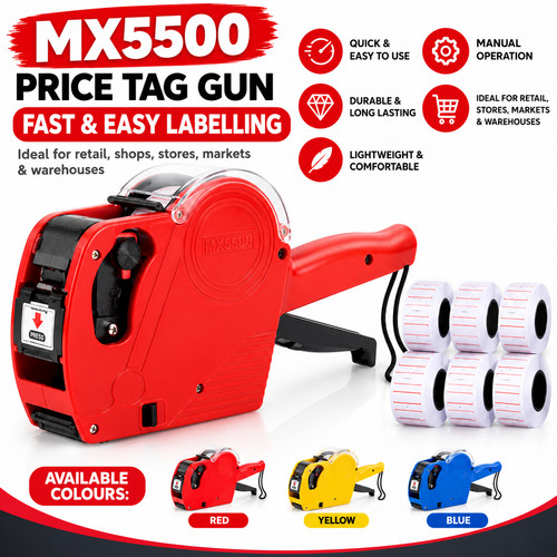 Mx5500 new price tag gun - price,